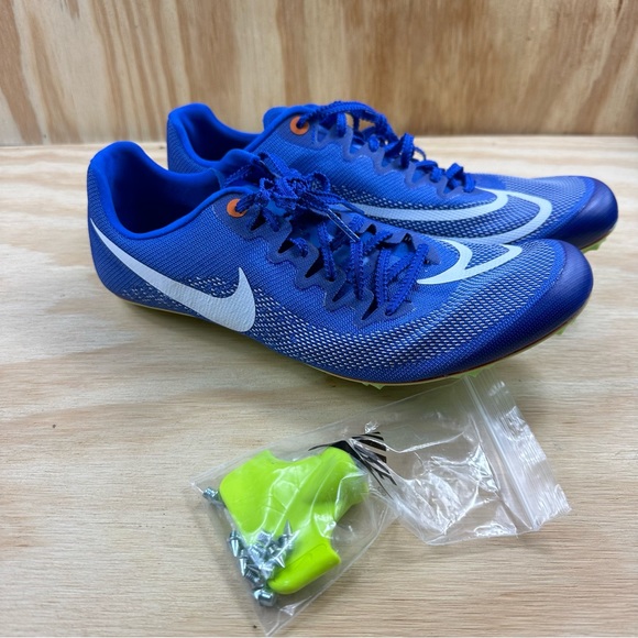 Nike Zoom Ja Fly 4 Track Field Sprinting Spikes Mens Size 8.5 Blue DR2741-400 - Picture 7 of 7